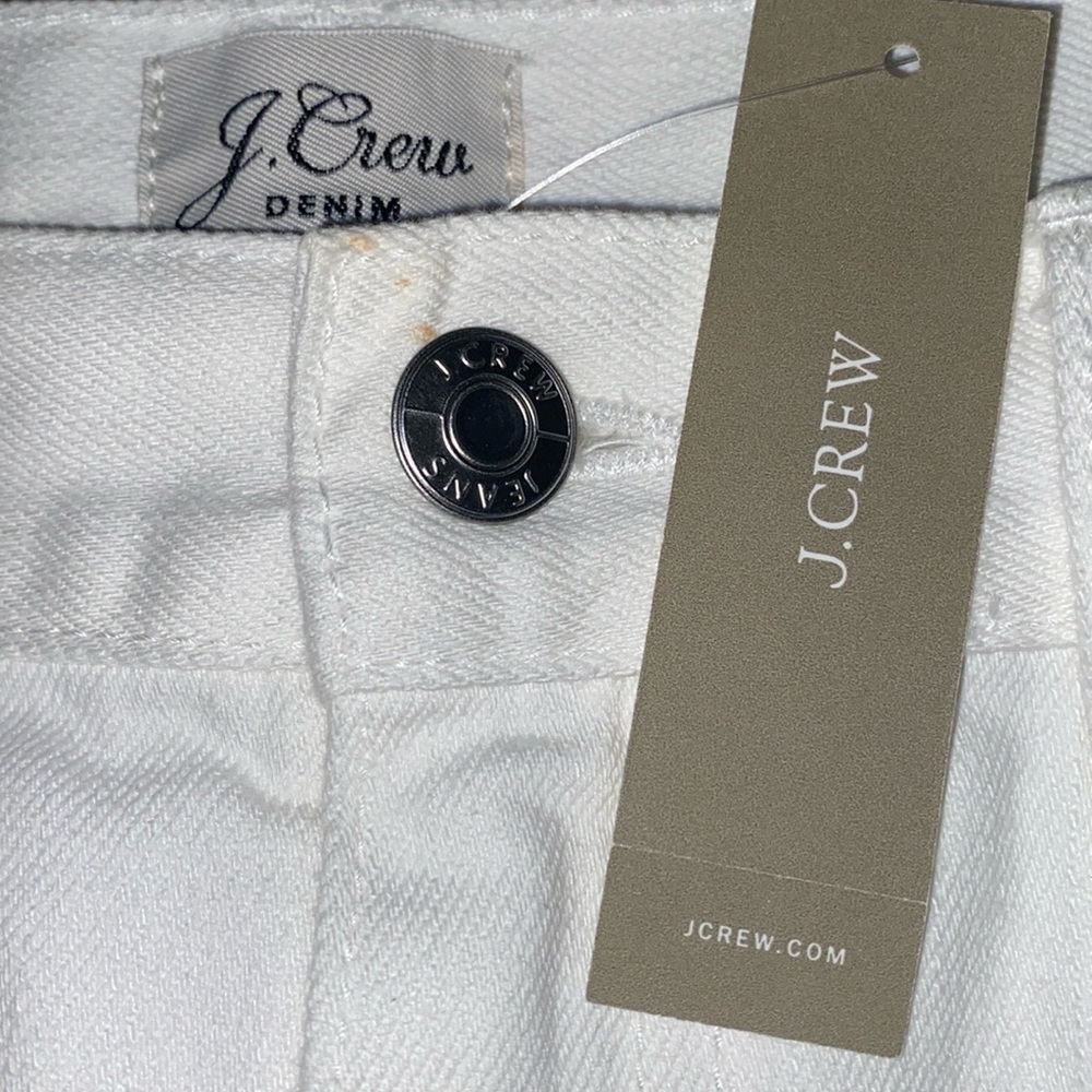 NWT J. Crew Mini Skirt White Eyelet Denim size 30 - Picture 5 of 9